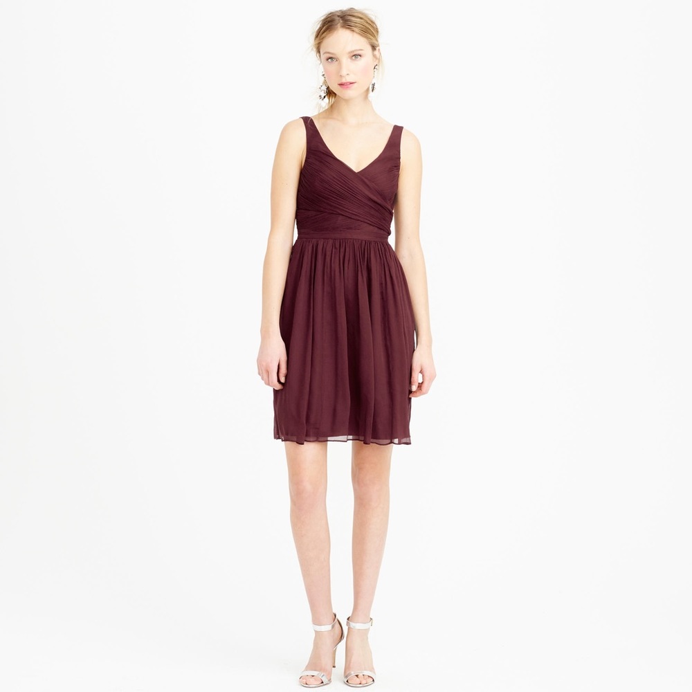 Jcrew Heidi dress in silk chiffon